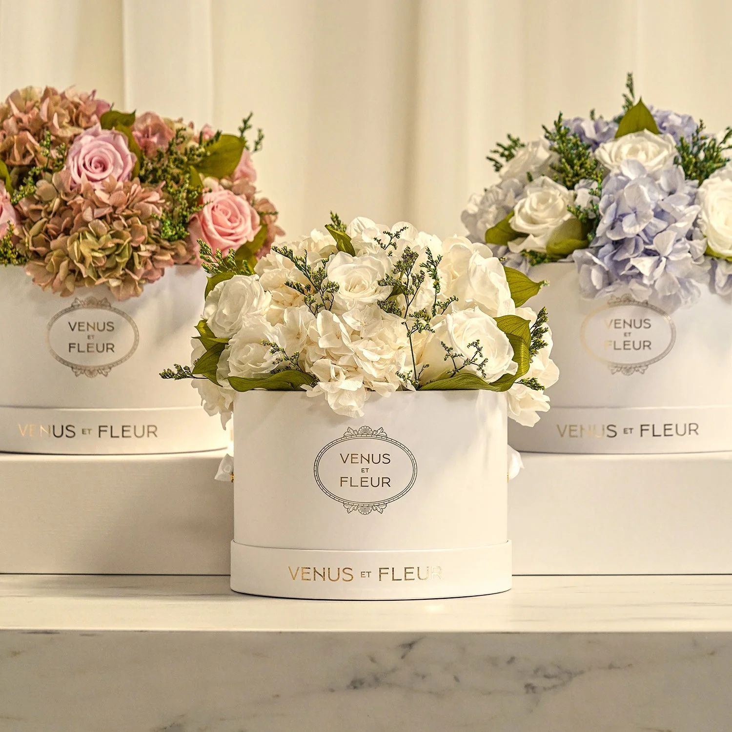 Small Round Roses & Hydrangeas - Image 7
