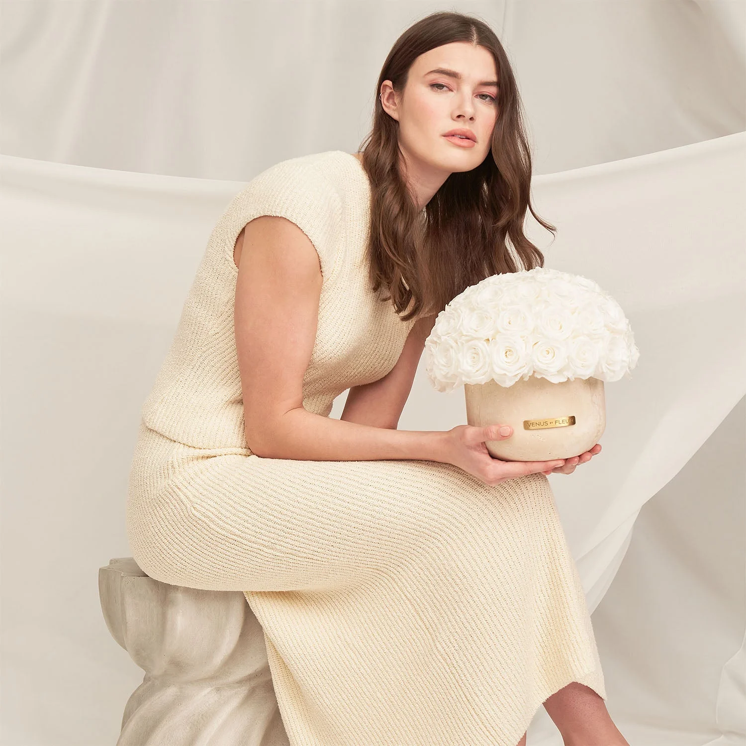 Terre Travertine Vase - Image 19