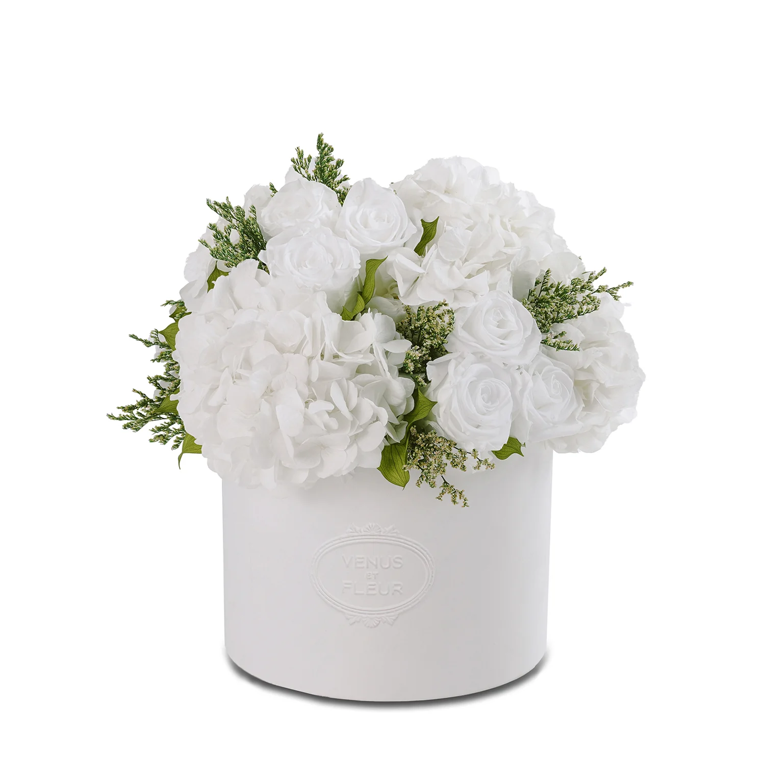 Thalia Porcelain Vase Roses & Hydrangeas - Image 3