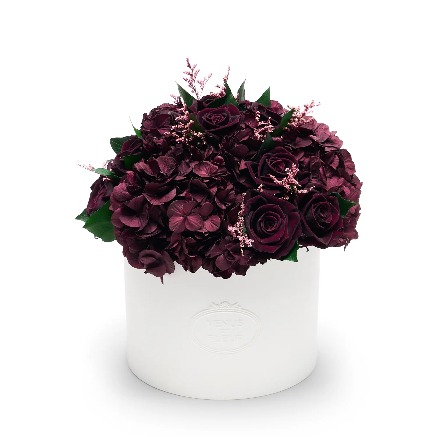 Thalia Porcelain Vase Roses & Hydrangeas - Image 4